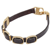 サルヴァトーレフェラガモ ブレスレット ブラウン ゴールド レザー メッキ レディース Salvatore Ferragamo 【中古】